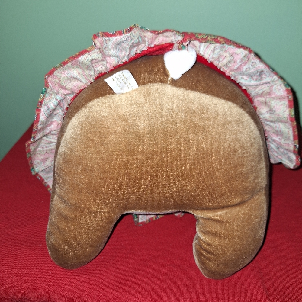 Christmas Rabbit Pair Velveteen Plush Vintage 1980's Boy & Girl 14" Toys R Us - Picture 16 of 16